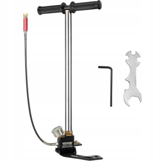 Ručná pumpa Vevor 4500 psi v odtieňoch sivej
